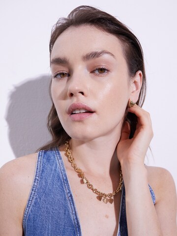 Echtzeit Earrings in Gold: front