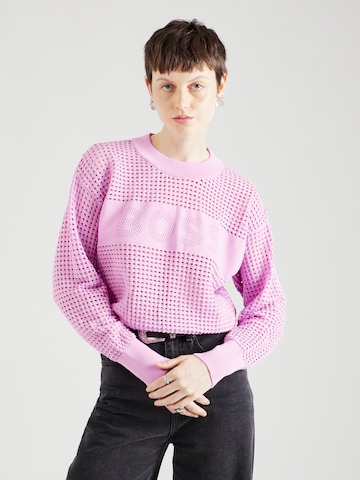 BOSS Orange - Pullover 'C_Fhein' em roxo: frente