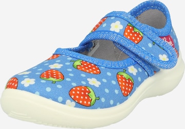 BECK Slippers 'Erdbeere' in Blue: front