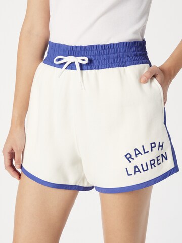 Polo Ralph Lauren Loosefit Παντελόνι σε λευκό