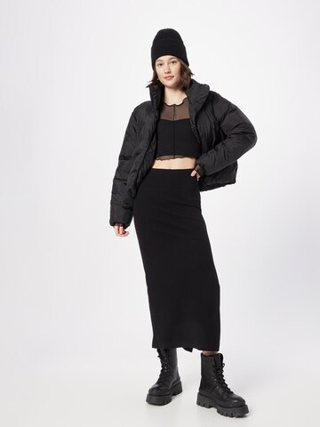 Monki Shirt in Schwarz
