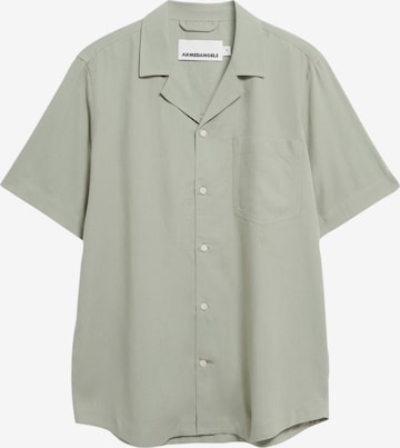ARMEDANGELS Hemd 'Lovaar Lino' in Grün: Vorderseite