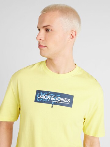 geltona JACK & JONES Marškinėliai