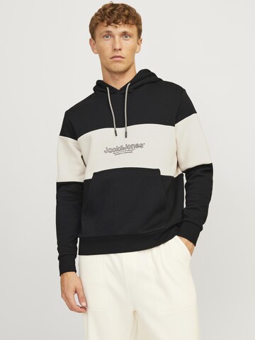 Sweat-shirt 'JWHLakewood' JACK & JONES en noir : devant