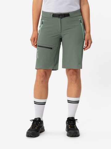 VAUDE Regular Outdoor trousers 'Badile' in Green: front