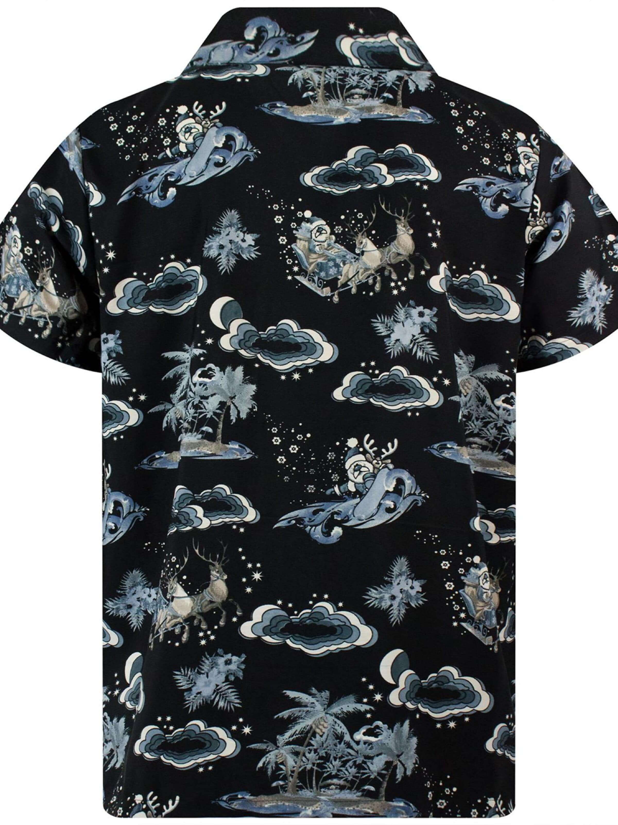 Regular fit Camicia 'Christmas Island' di King Kameha in grigio