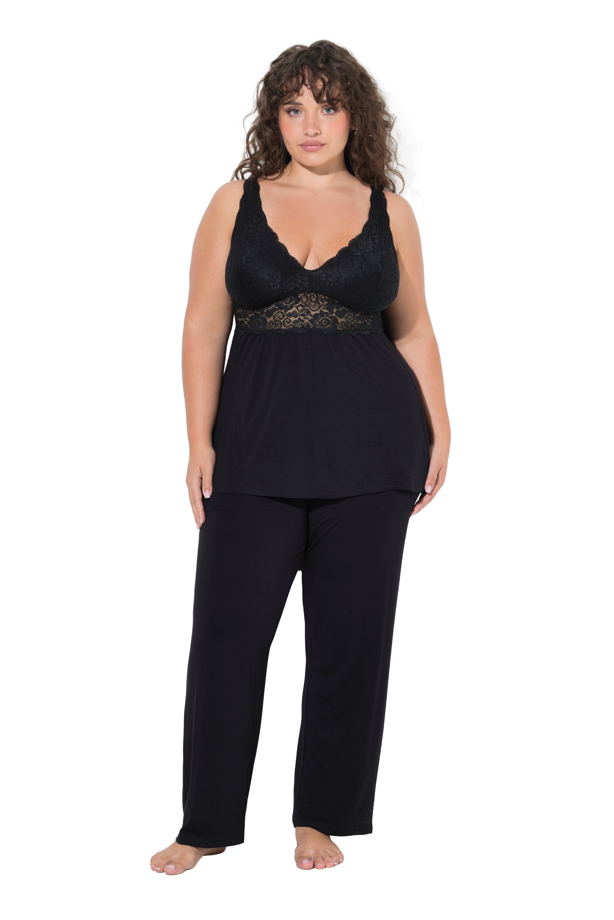 TruYou Pajama in Black: front