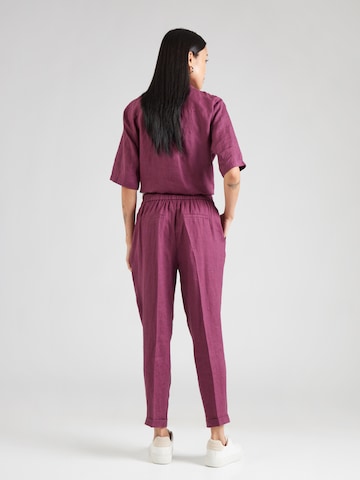 Regular Pantaloni cu dungă de la UNITED COLORS OF BENETTON pe mov