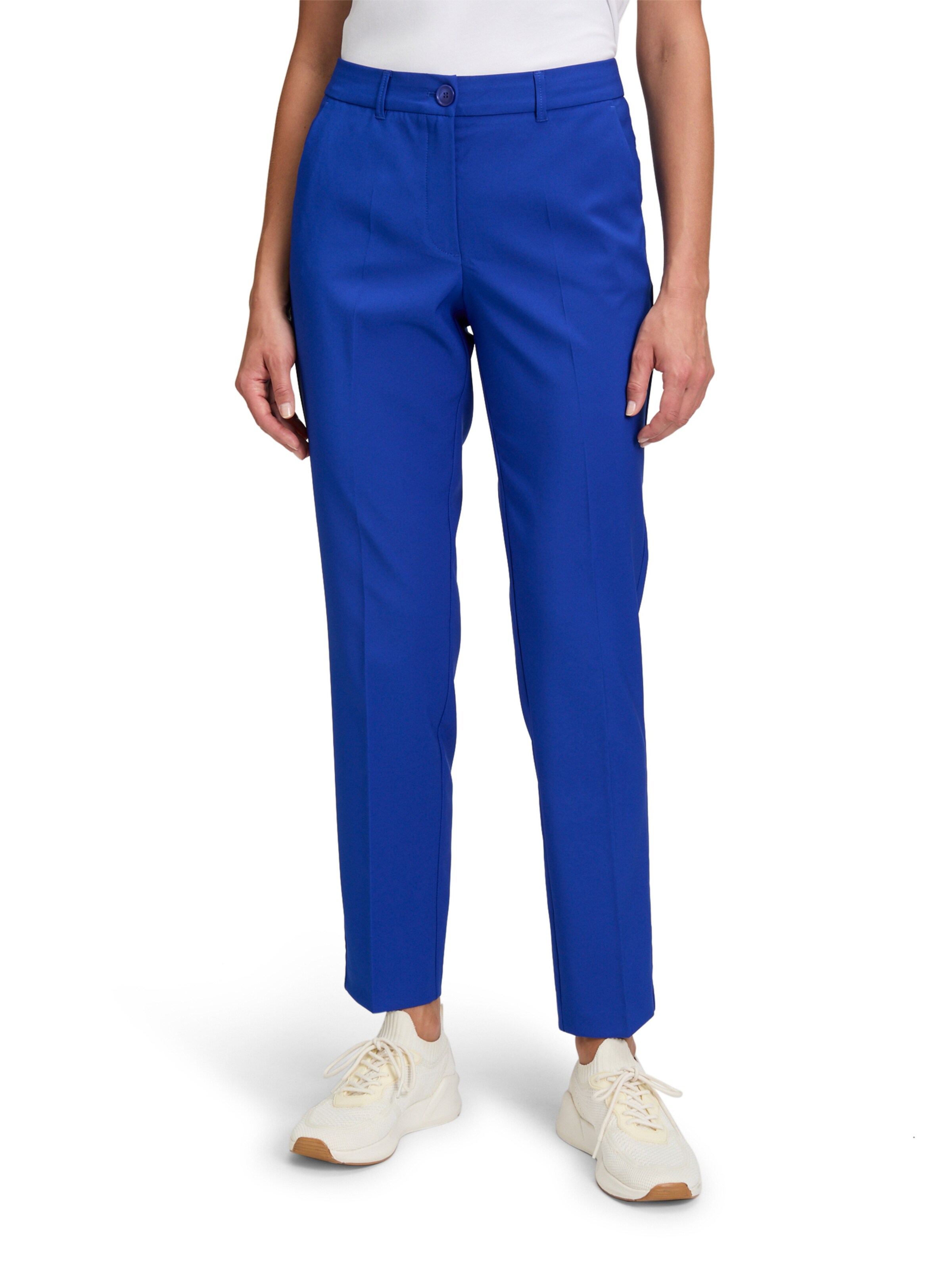 regular Pantaloni con piega frontale di Betty Barclay in blu: frontale