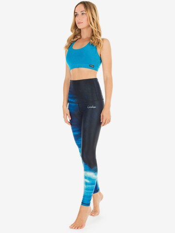 Winshape Slimfit Sporthose 'HWL102' in Blau