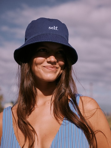 self. Hat in Blue: front
