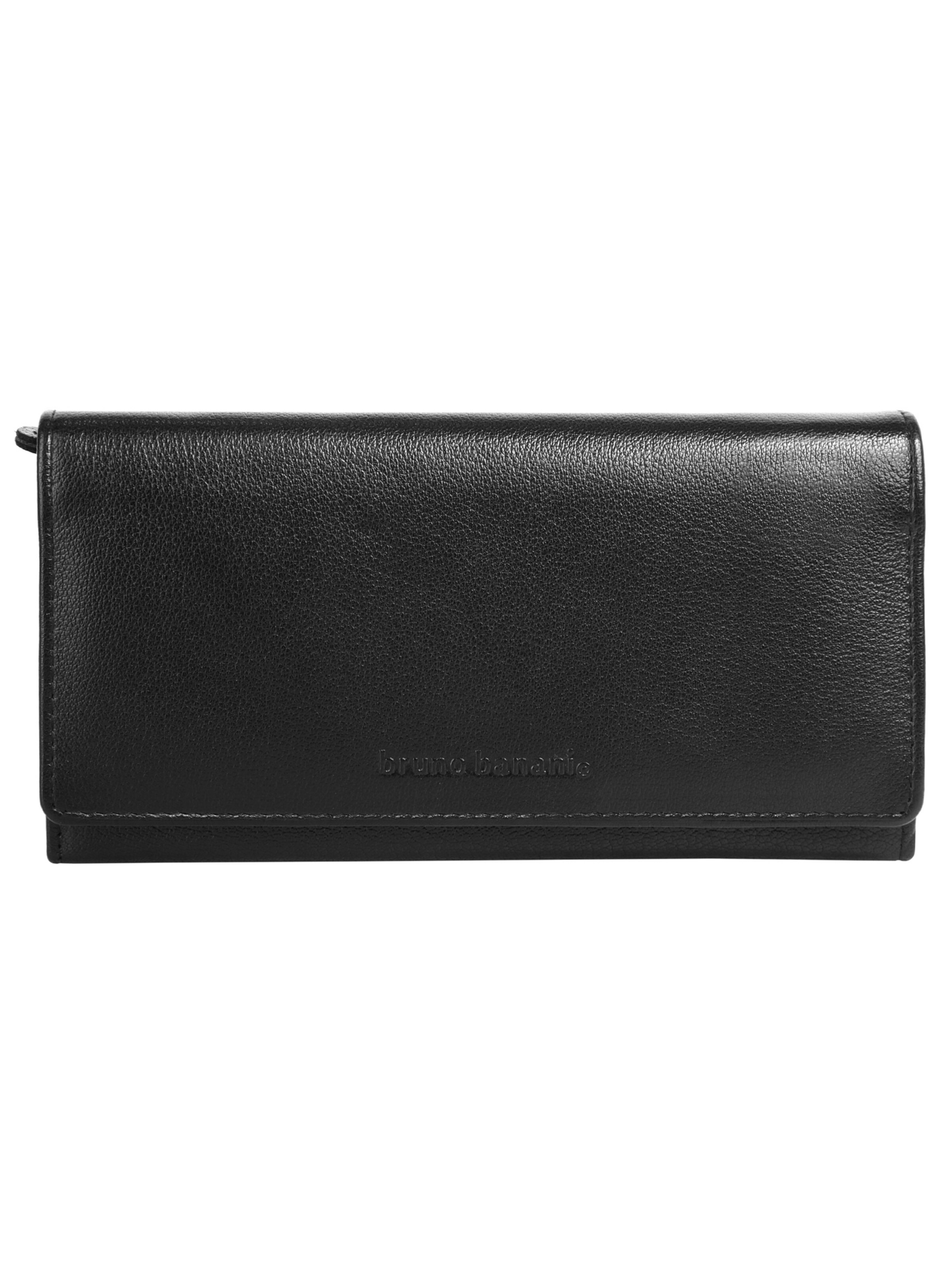 Bruno Banani Portemonnaie 'Bruno Banani Geldbörse'‌‌‌‌‌‌‌ in Schwarz: Vorderseite