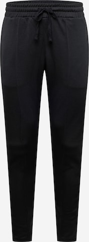 Tapered Pantaloni sport '3-Stripes Cuffed' de la ADIDAS SPORTSWEAR pe negru: față