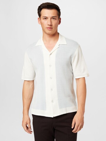 rag & bone - Casaco de malha 'HARVEY' em branco: frente