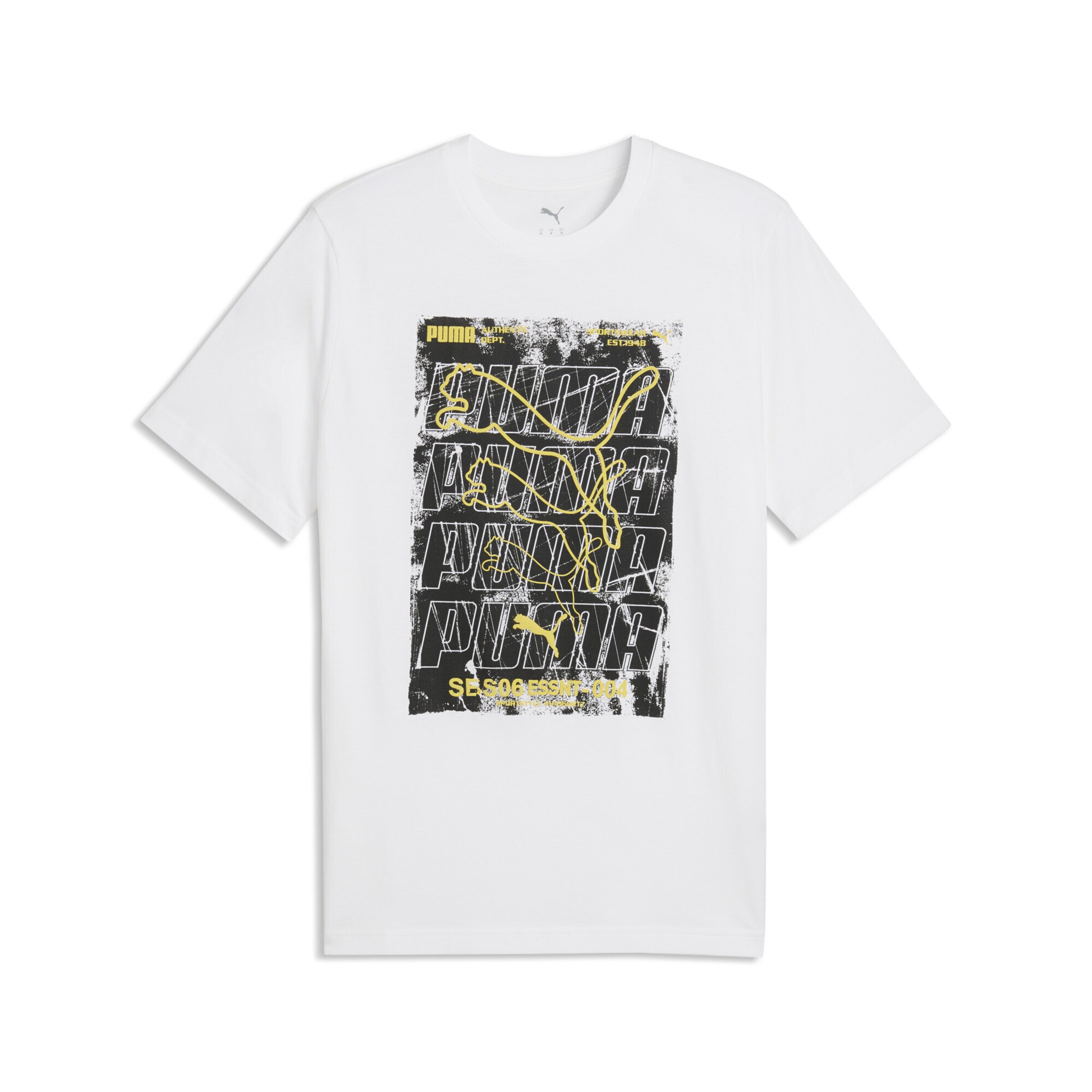 T-Shirt fonctionnel PUMA en blanc : devant