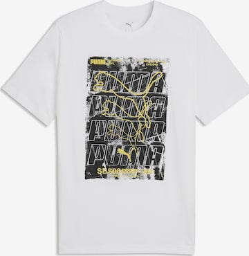 T-Shirt fonctionnel PUMA en blanc : devant