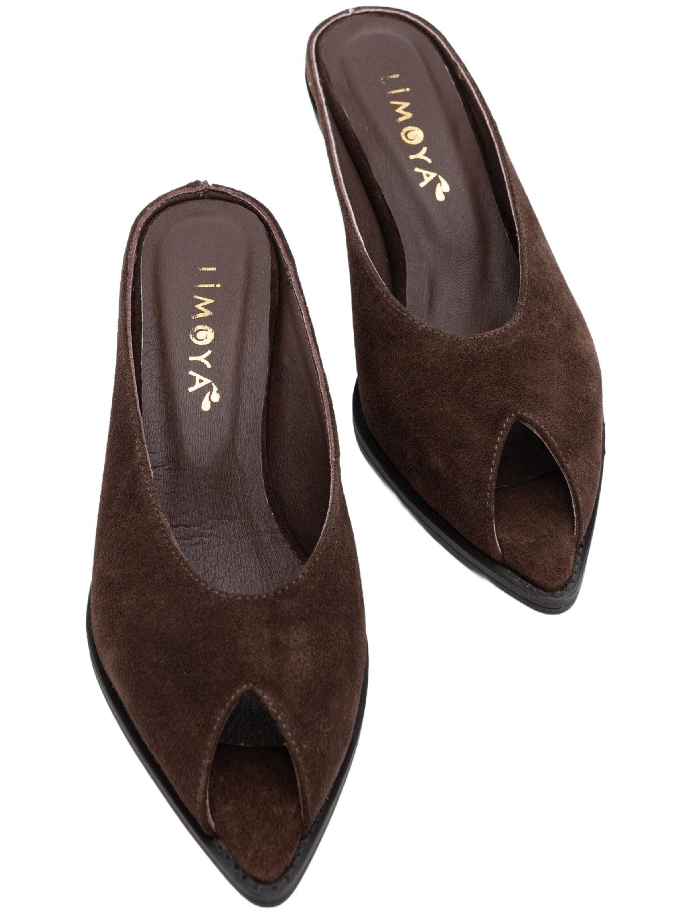 Mule 'Rinesa' Limoya en marron