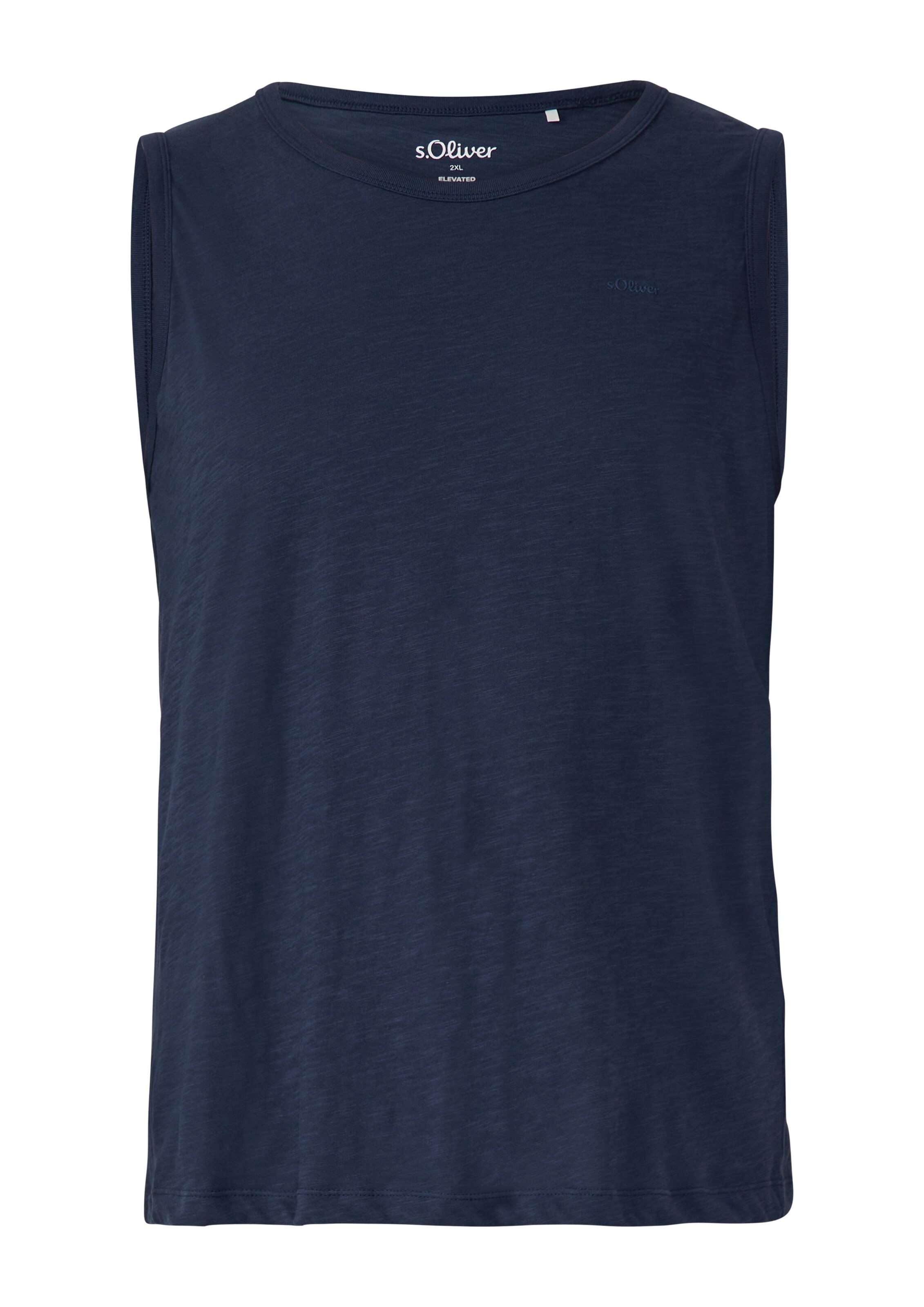 s.Oliver Men Big Sizes Shirt in Blau: Vorderseite