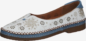 COSMOS COMFORT Classic Flats in Blue: front