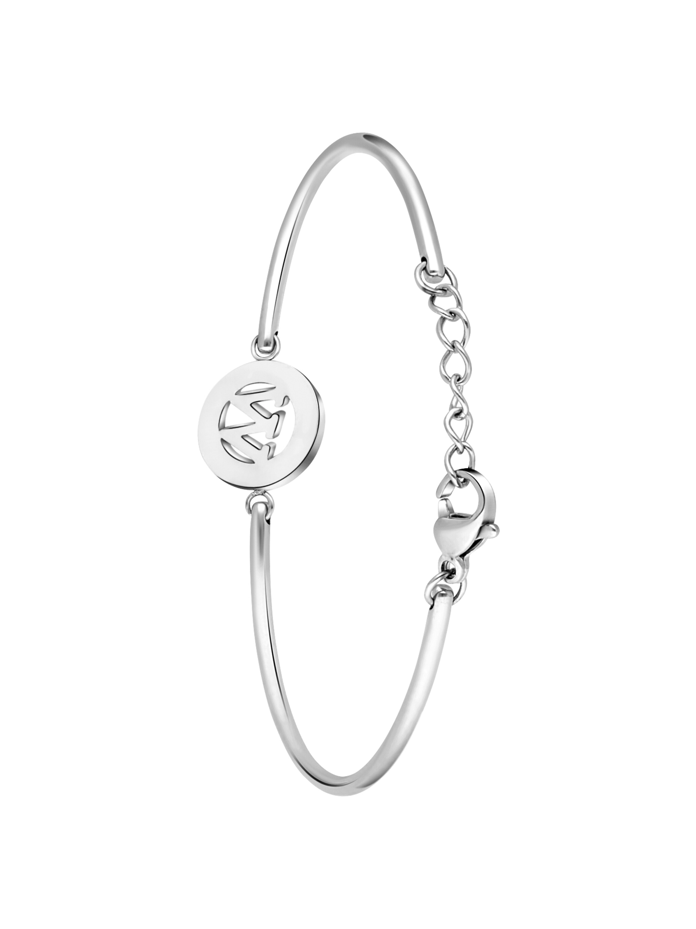 Lucardi Bracelet in Silver: front
