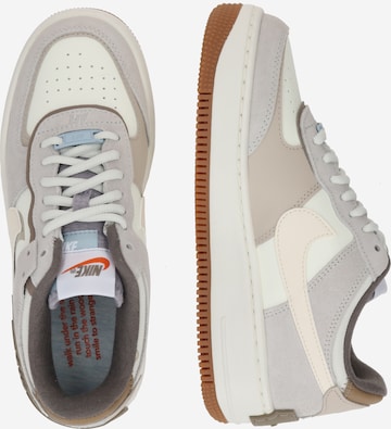 Nike Sportswear Rövid szárú sportcipők 'Air Force 1 Shadow' - fehér