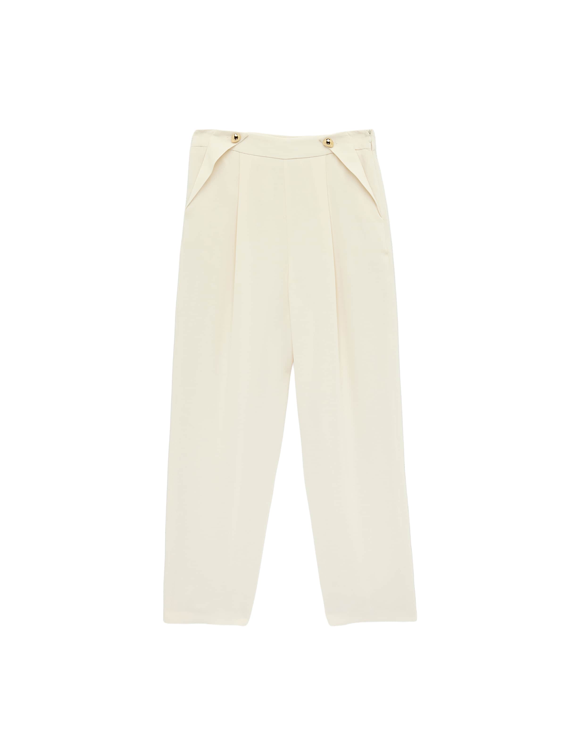 Koton Pleat-front trousers in 32/Regular in Light beige, Item view