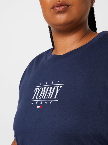 Tommy Jeans Curve - Camiseta en azul