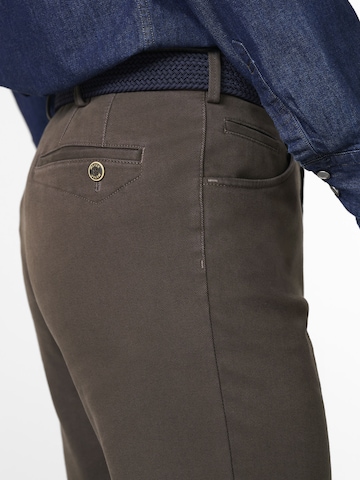 Regular Pantalon chino MEYER en marron