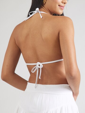 Hunkemöller Triangle Bikini top in White