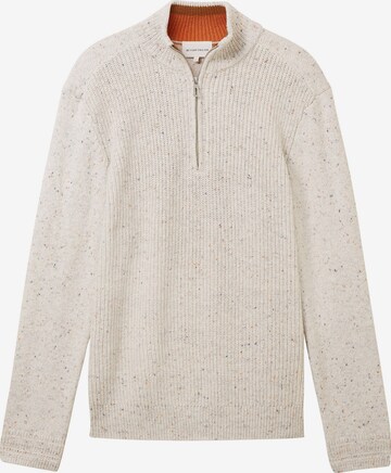 TOM TAILOR Sweater in Beige: front