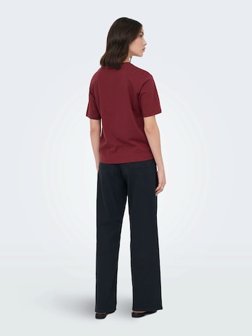 JDY Футболка 'JDYREX' в Красный