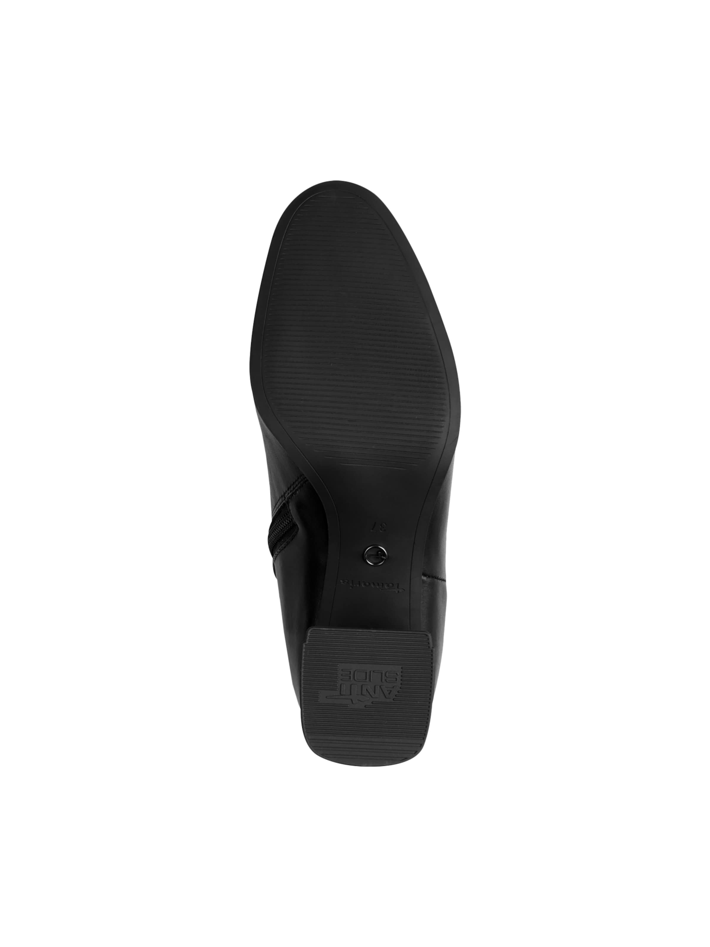 Bottines 'Stiefeletten aus Leder' Tamaris en noir