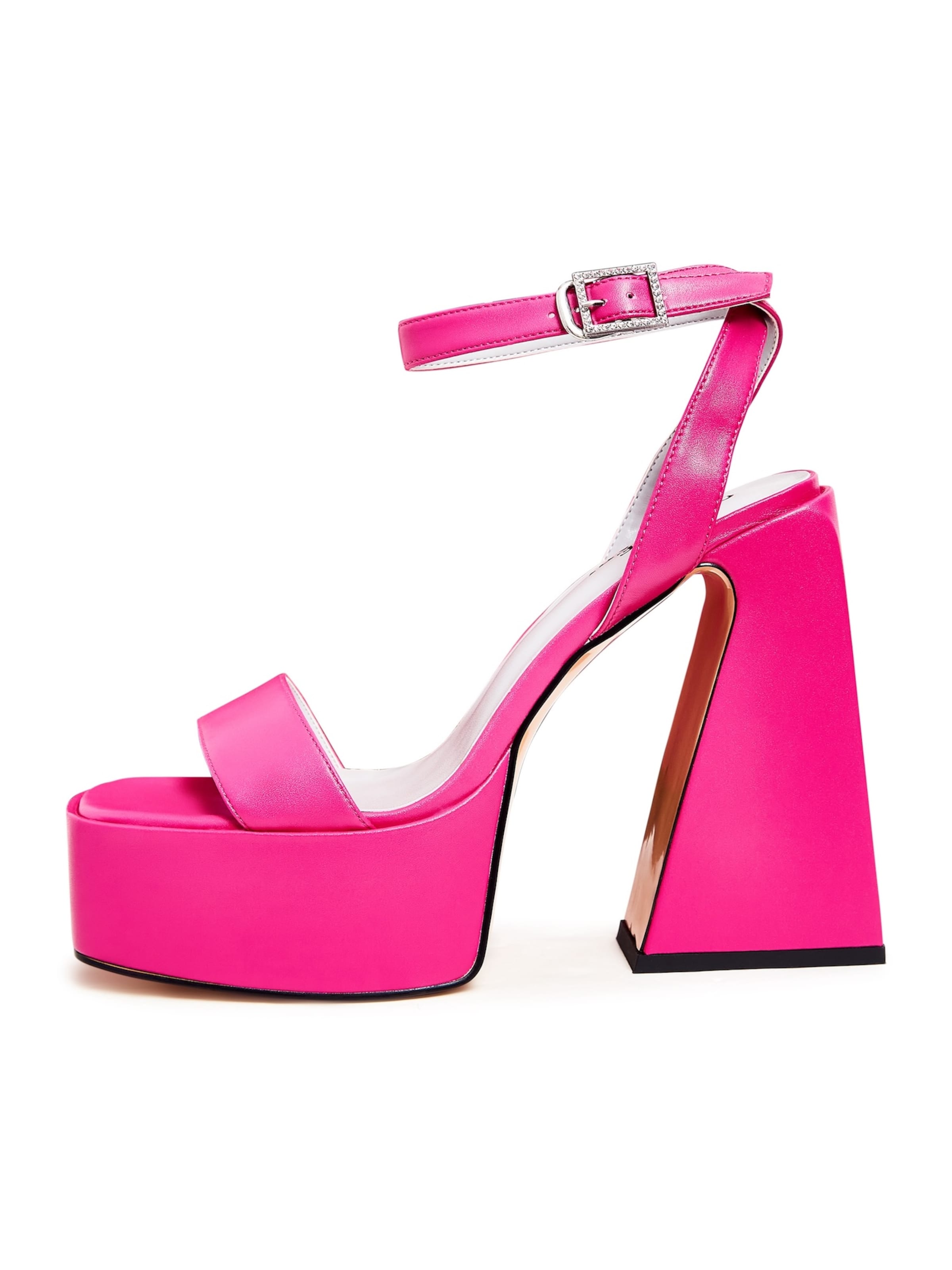 CESARE GASPARI Sandale in Pink: Vorderseite