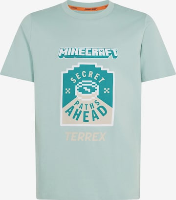 ADIDAS TERREX Funktionsshirt 'Minecraft' in Grün: Vorderseite