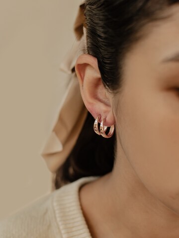 Hey Happiness Ohrringe 'Bold Dome' in Gold