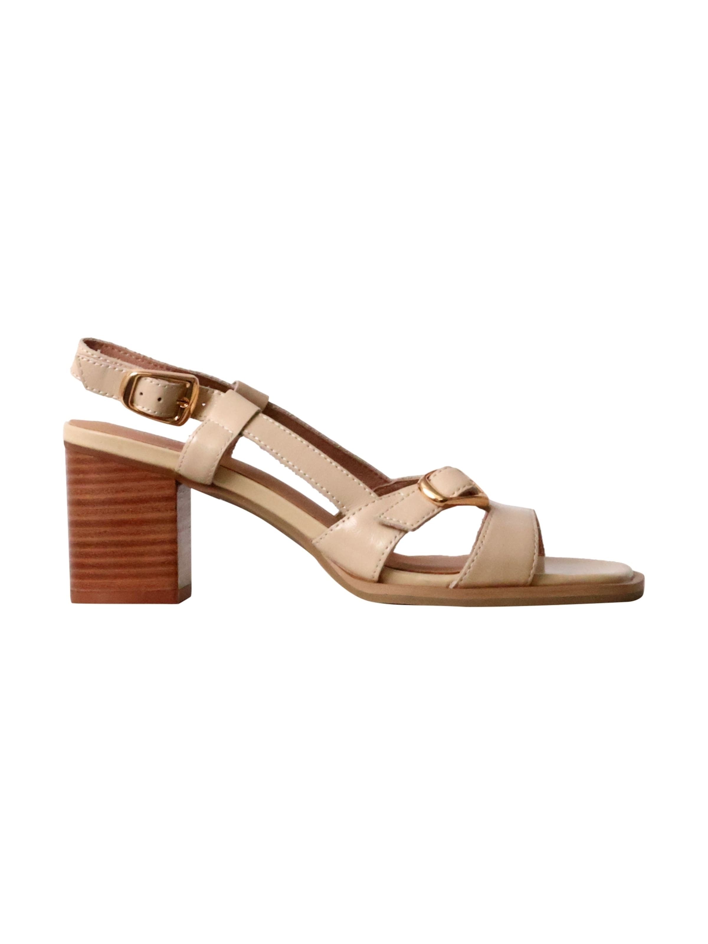 Emilie Karston - Sandalias 'Hawa Leder Absatzsandalen' en beige