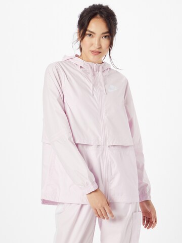 Nike Sportswear - Chaqueta de entretiempo en rosa: frente