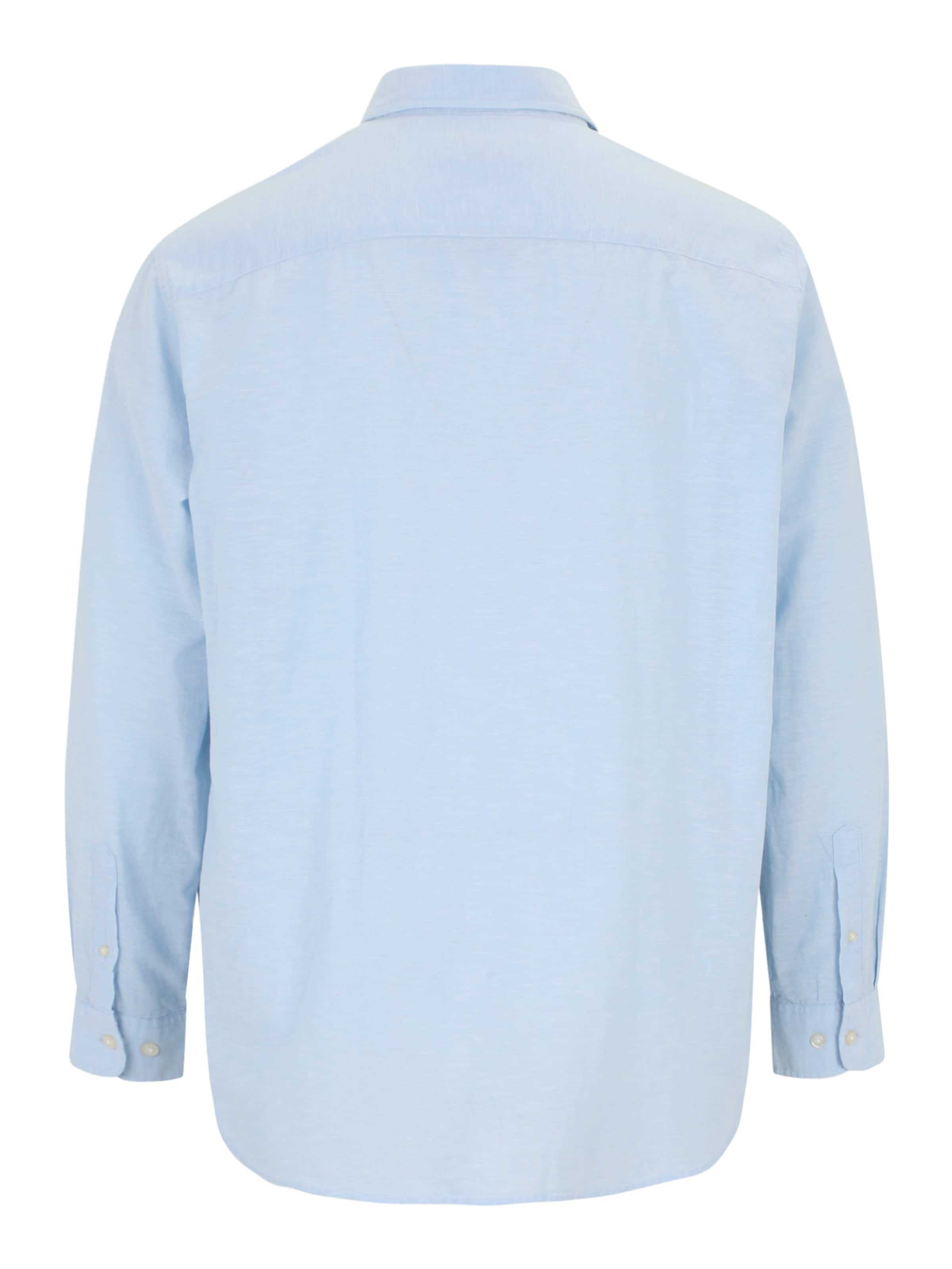 Jack & Jones Plus Tavaline suurus Triiksärk 'JJEBreeze', värv sinine