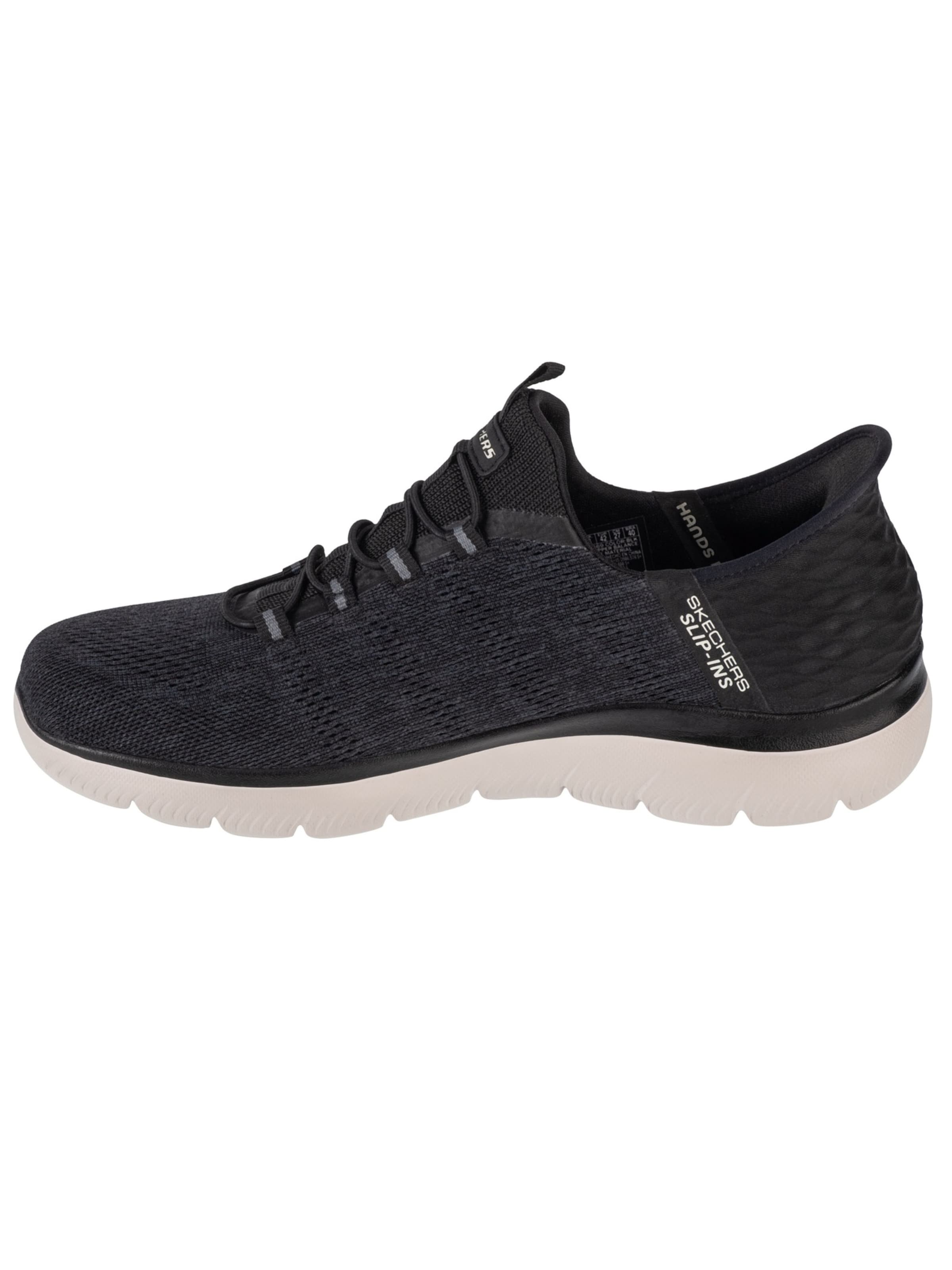 SKECHERS Slip-Ons 'Slip-Ins: Summits - Key Pace' in Black: front