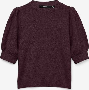 Pull-over 'VMDOFFY' VERO MODA en rouge : devant