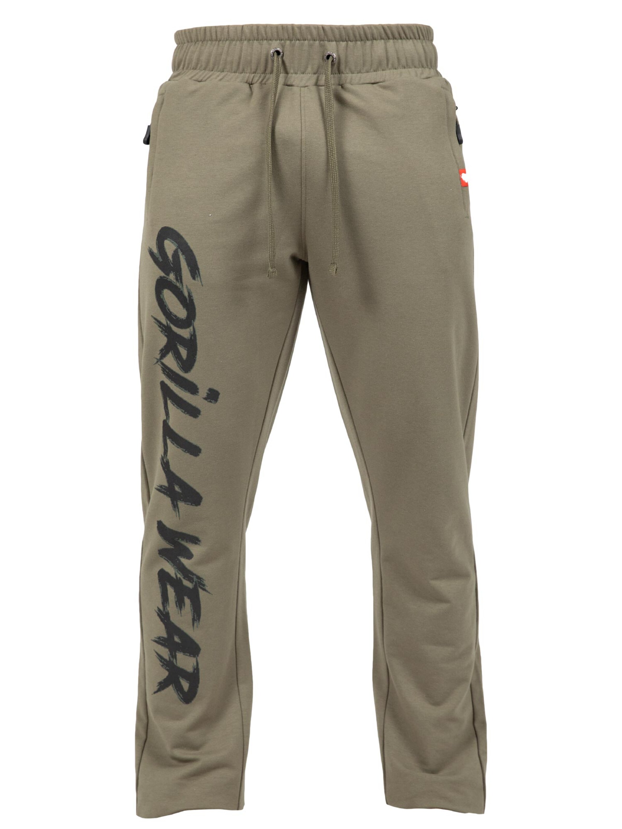 Regular Pantalon 'Wilton' Gorilla Wear en vert : devant