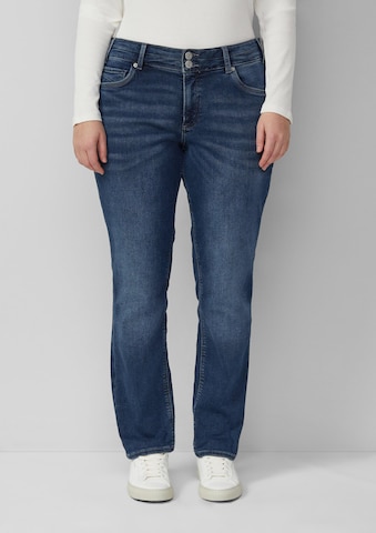 Regular Jean QS en bleu : devant