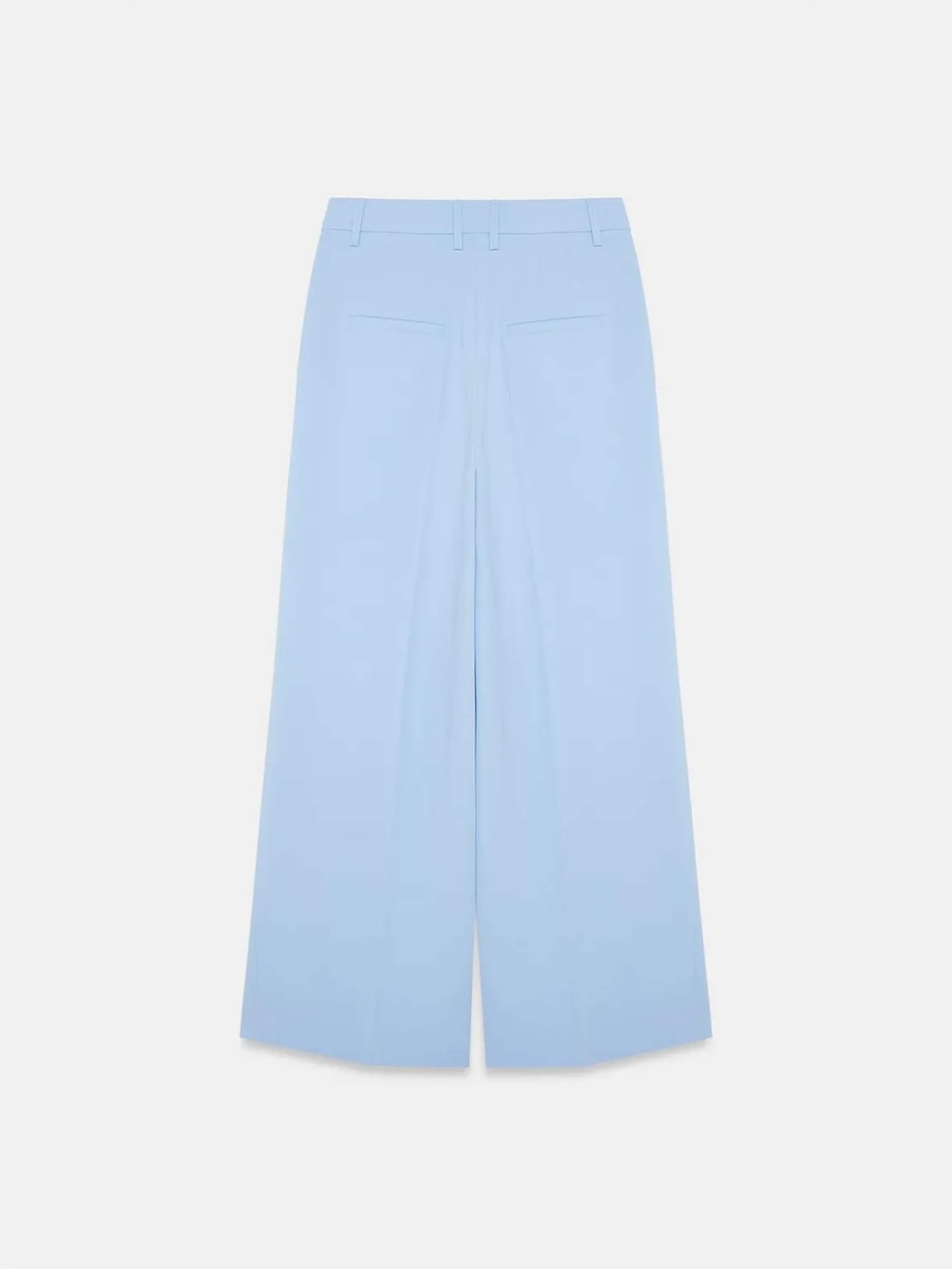 Dilvin Wide Leg Hose in Blau