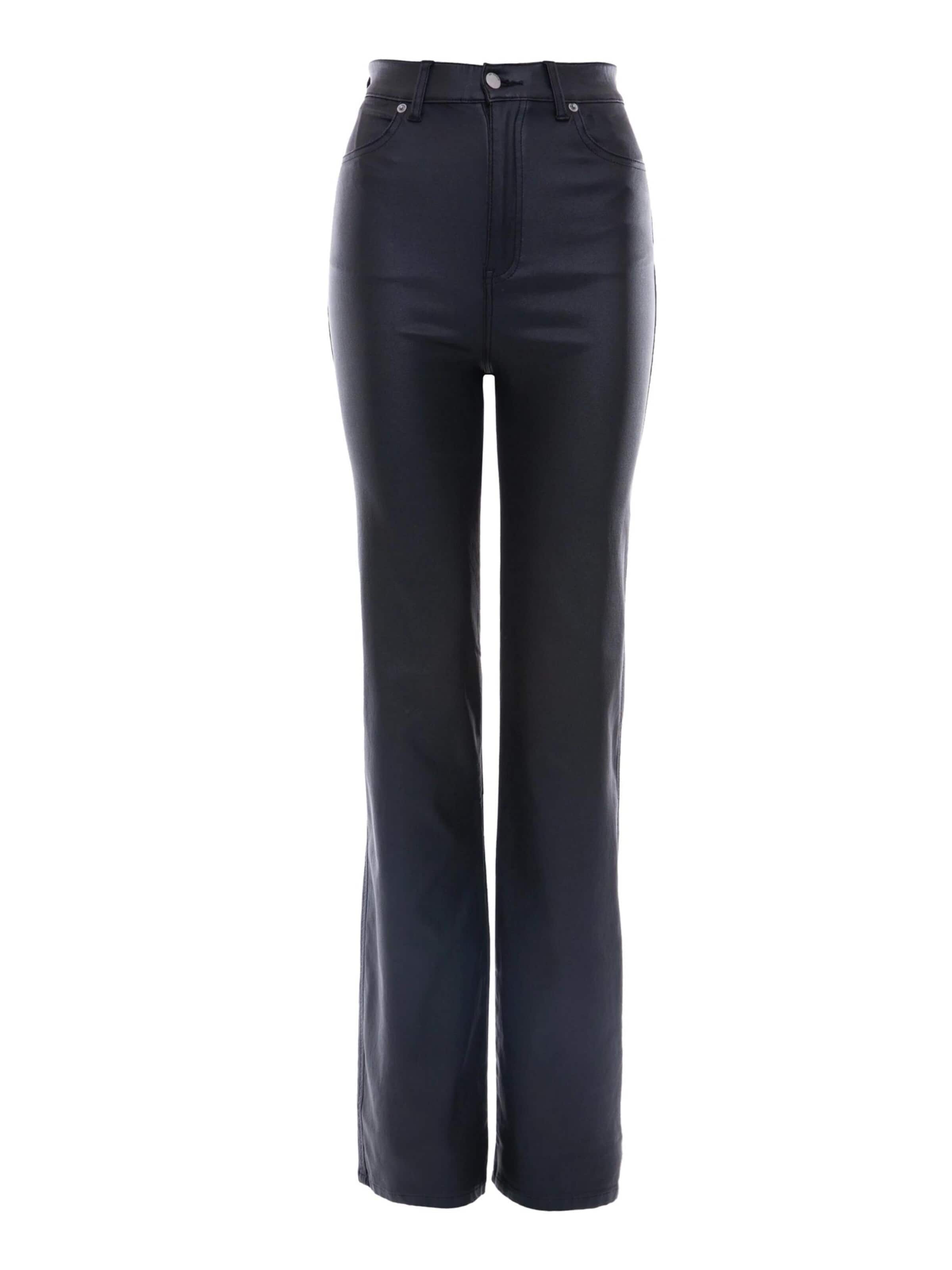 Dr. Denim Jeans 'Moxy High Straight Jeans' in Black: front