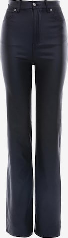 Dr. Denim Jeans 'Moxy High Straight Jeans' in Zwart: voorkant