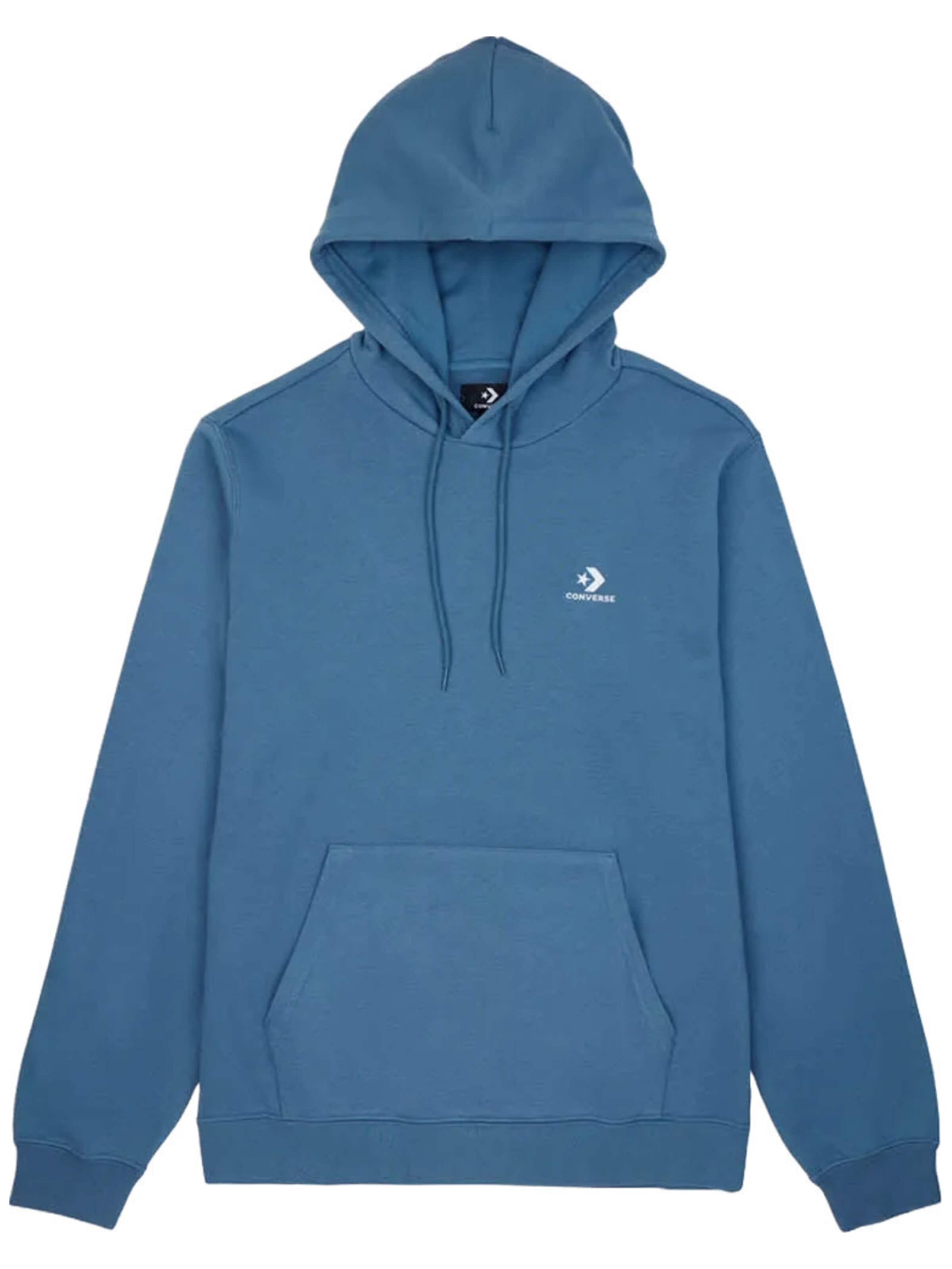 CONVERSE Sweatjacke 'Converse Hoodie Converse Star Chevron Azul'‌‌‌‌‌‌‌‌‌‌ in Blau: Vorderseite
