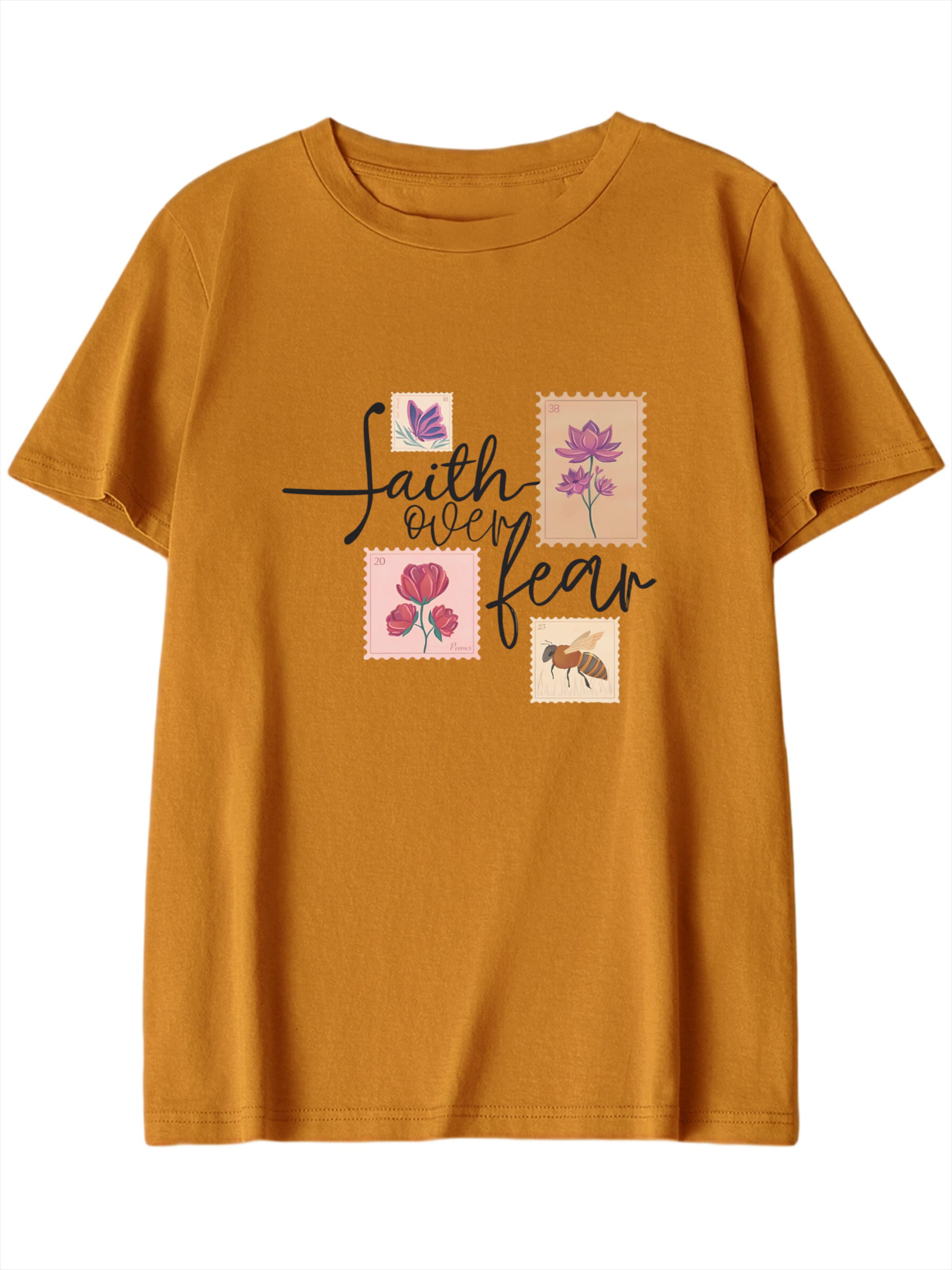 GORHEY Oversized shirt in Orange: front