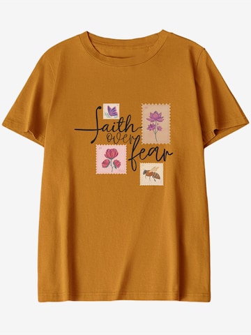 GORHEY Oversizeshirt in Orange: Vorderseite