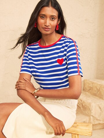 love & roses Shirt in Blue