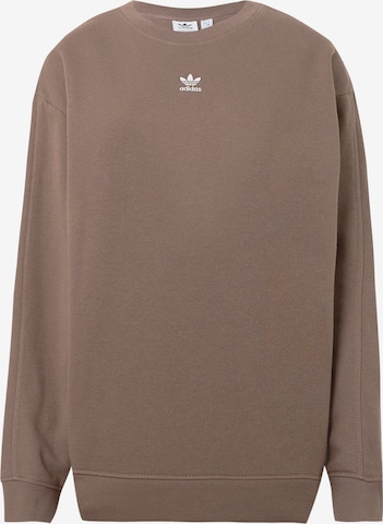 ADIDAS ORIGINALS Sweatshirt 'Essentials' in Brown: front